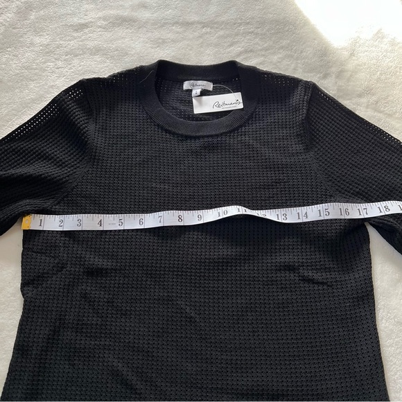 New Reitman’s Open Stitch Black Top - Picture 4 of 5